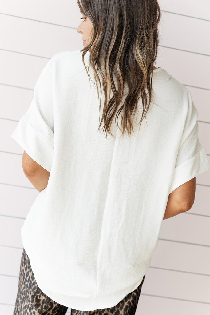 Blissful Blouse - White