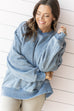Over the Edge pullover - Dusty Blue