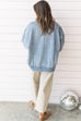 Over the Edge pullover - Dusty Blue