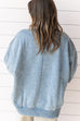 Over the Edge pullover - Dusty Blue