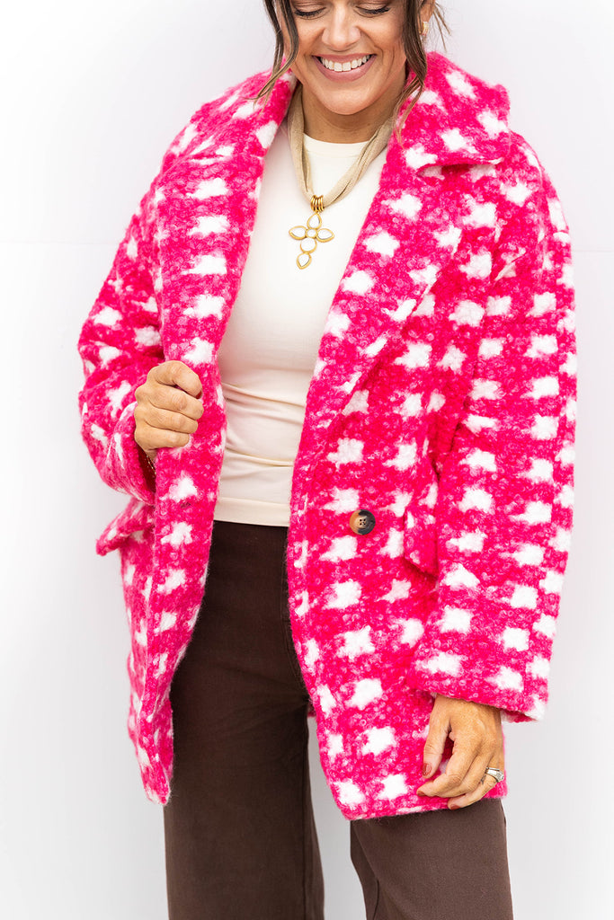 High Society Coat - Pink