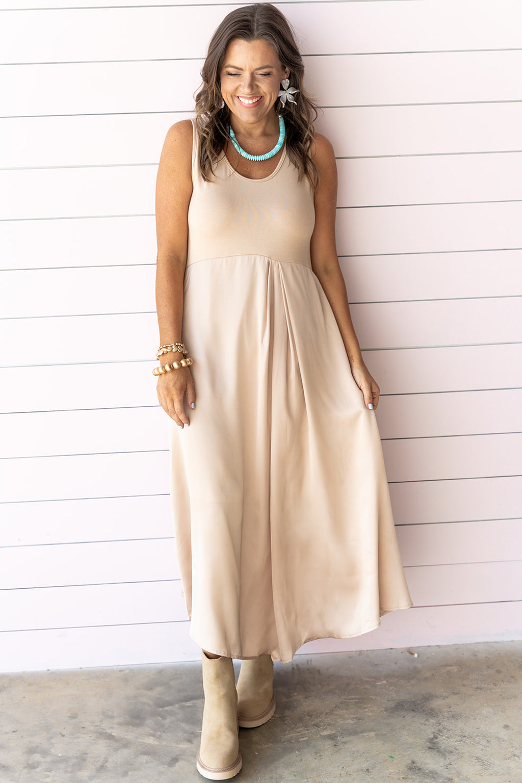 Mix Match Midi - Cream