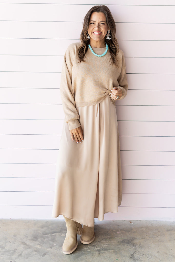 Mix Match Midi - Cream