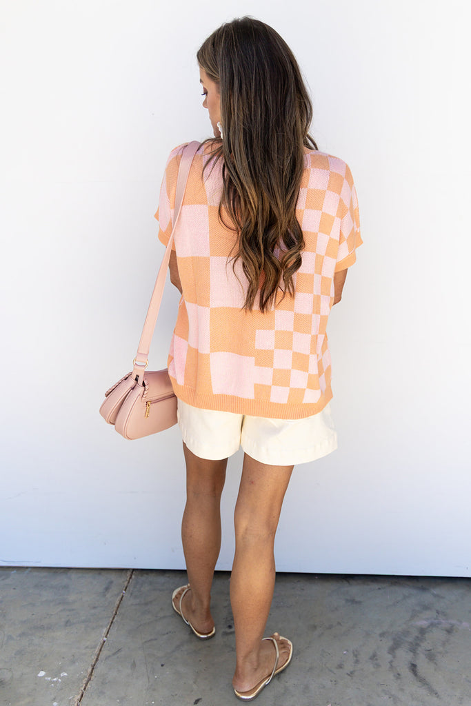 Check Me Out Blouse - Mango Mix