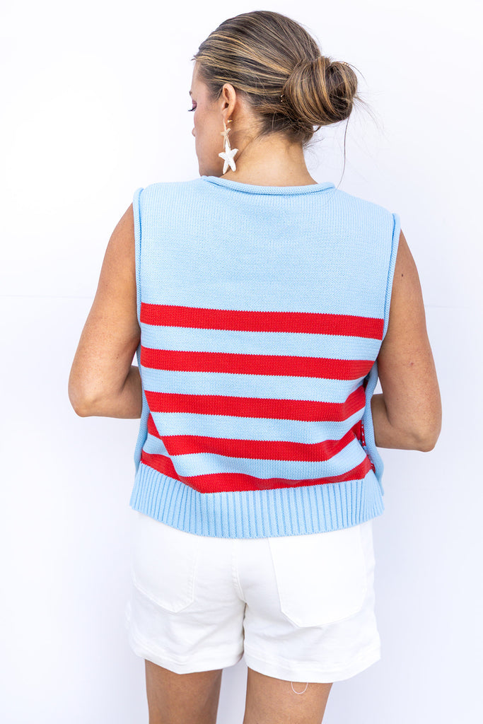 Rebel Yell Top - Blue