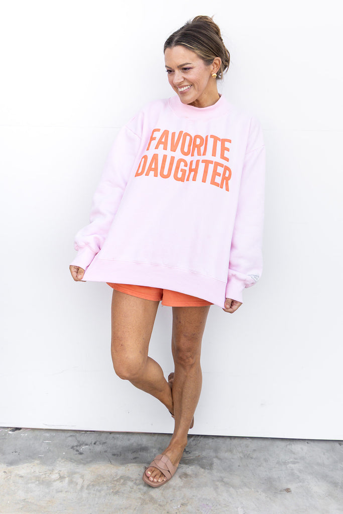 Favorite Daughter Puff Ink Mock Neck -