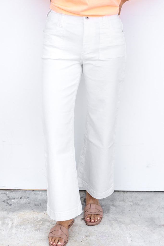 Summer Vacay Jeans - Alabaster White