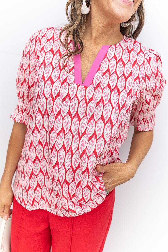 Anytime Soon Blouse - Pink