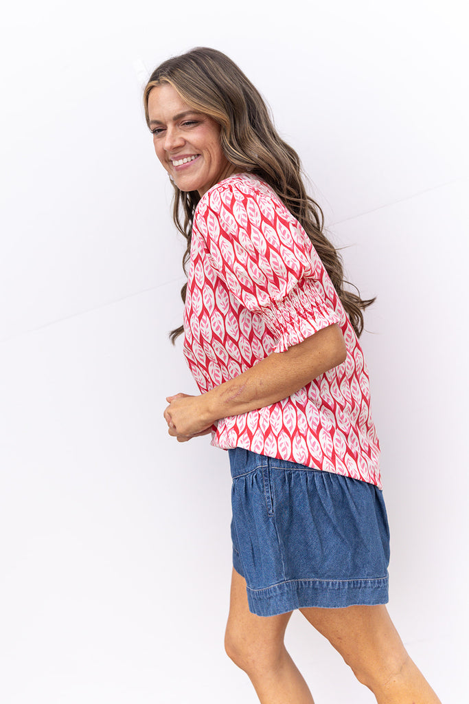 Anytime Soon Blouse - Pink