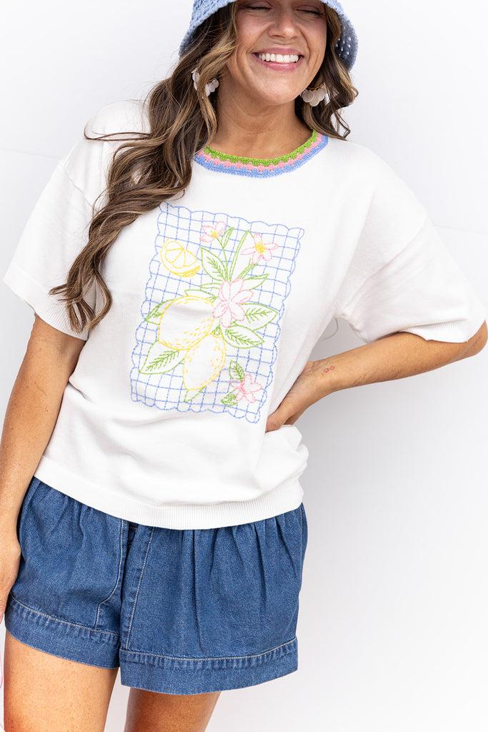 One Last Look Sweater - Off White