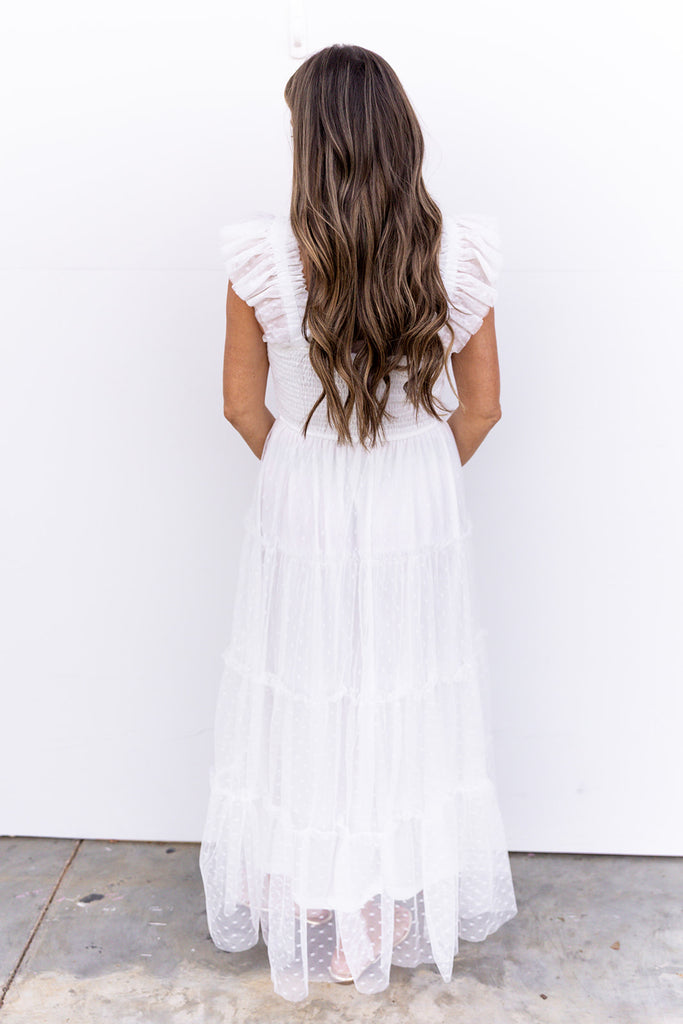 Beautiful Things Midi Dress - White