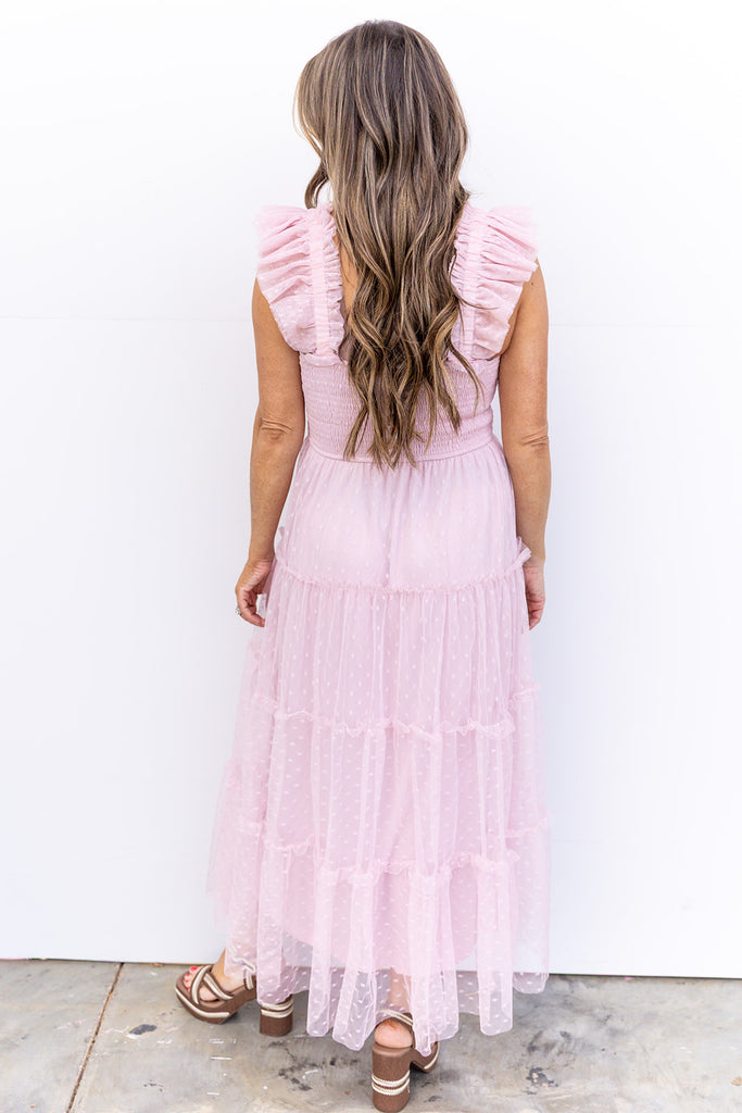 Beautiful Things Midi Dress - Pink