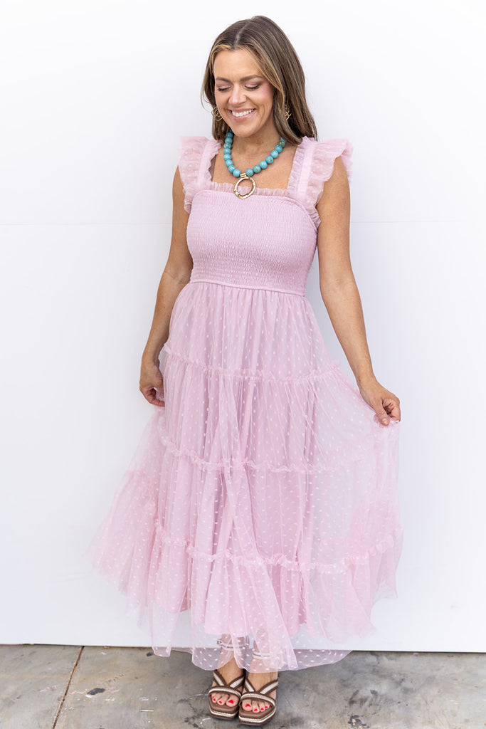 Beautiful Things Midi Dress - Pink