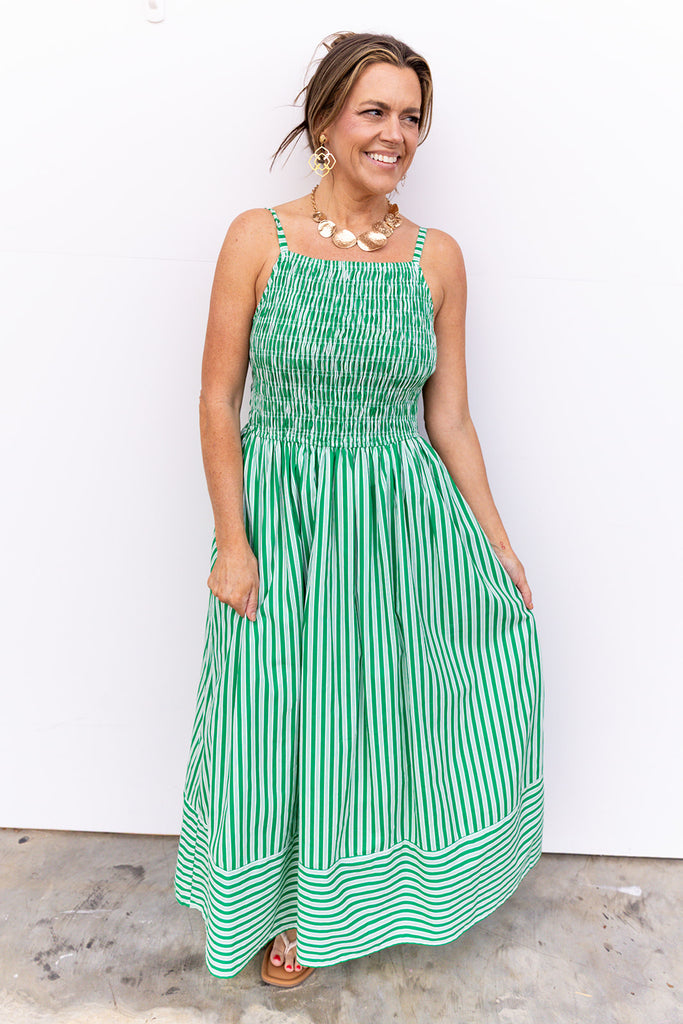 Lifestyle Midi Dress - Green
