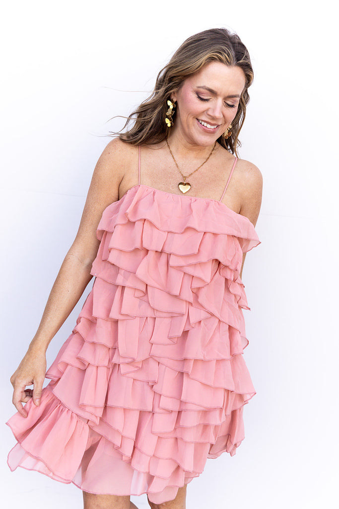 The Moment Dress - Dusty Peach