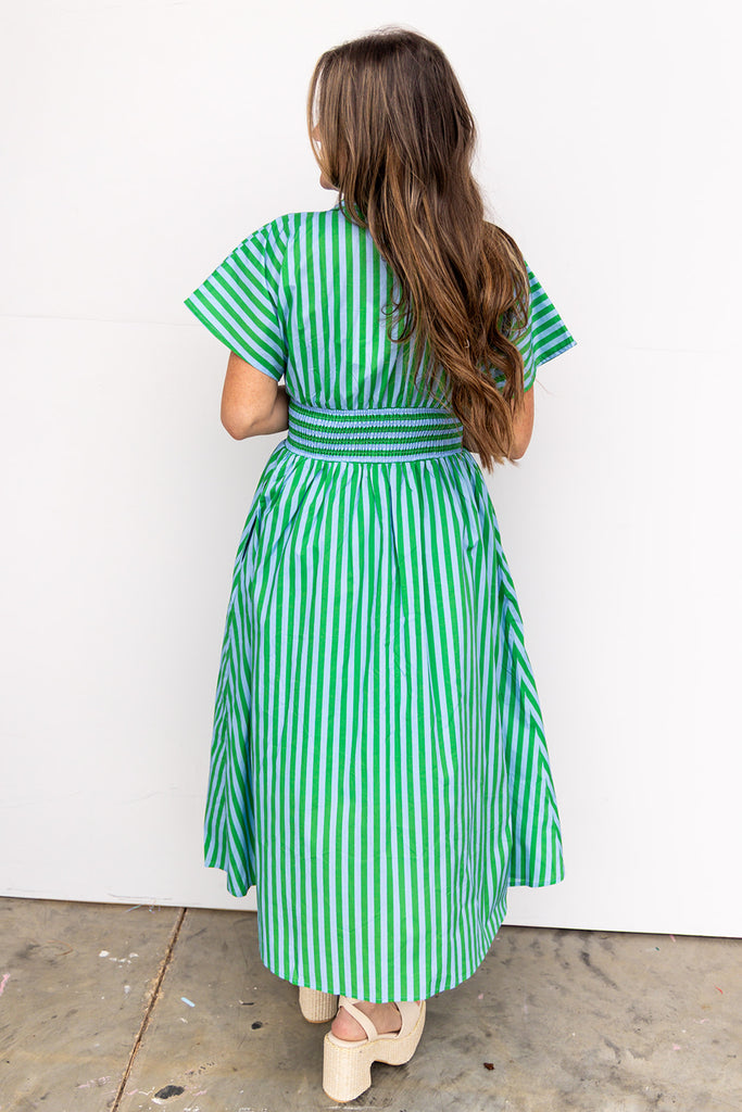 How Far Does Goodbye Dress - Green