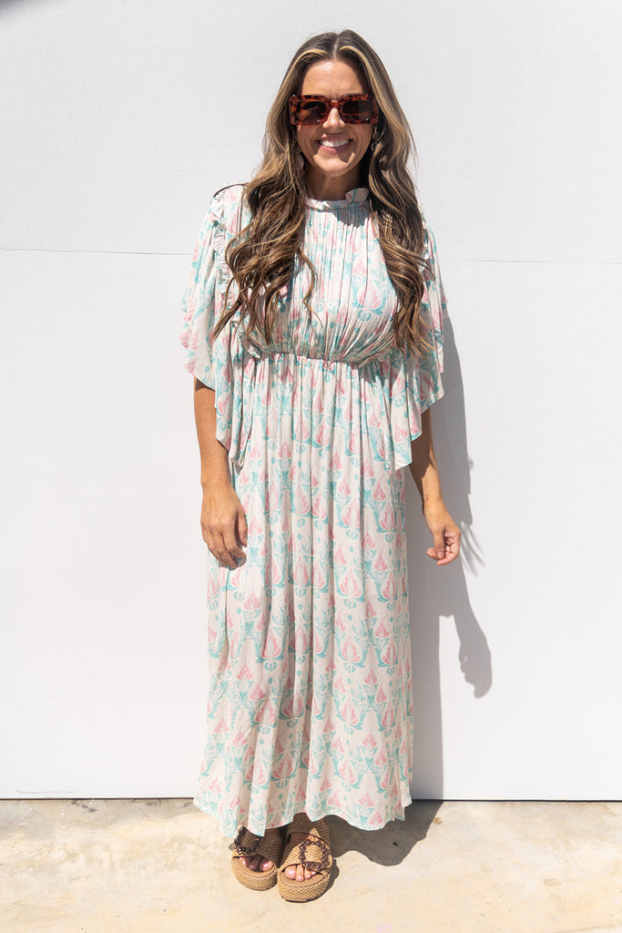 Send My Love Dress - Aqua Mix