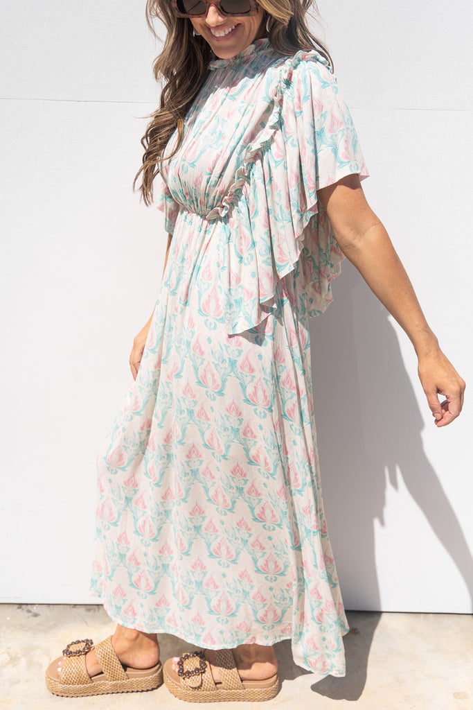 Send My Love Dress - Aqua Mix