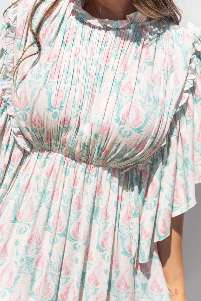 Send My Love Dress - Aqua Mix