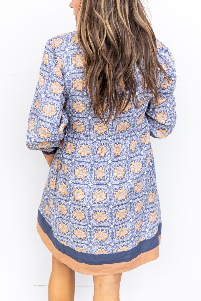 Terrific Timing Dress - Blue