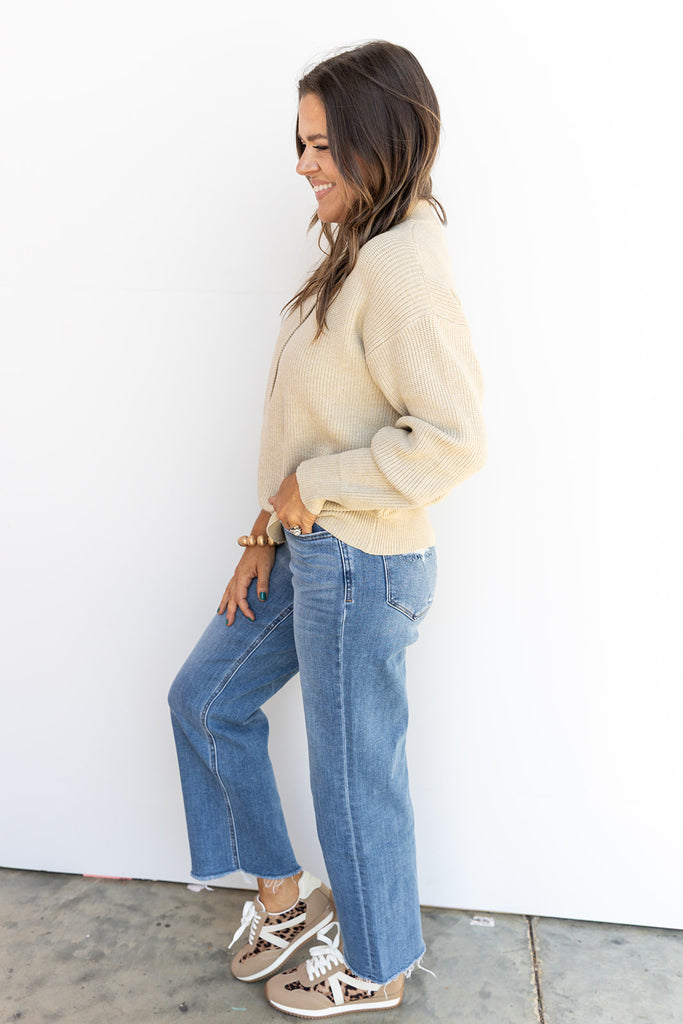 Silent Night Sweater - Oatmeal