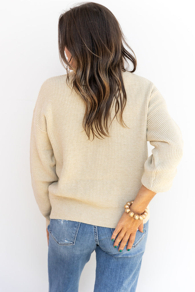 Silent Night Sweater - Oatmeal