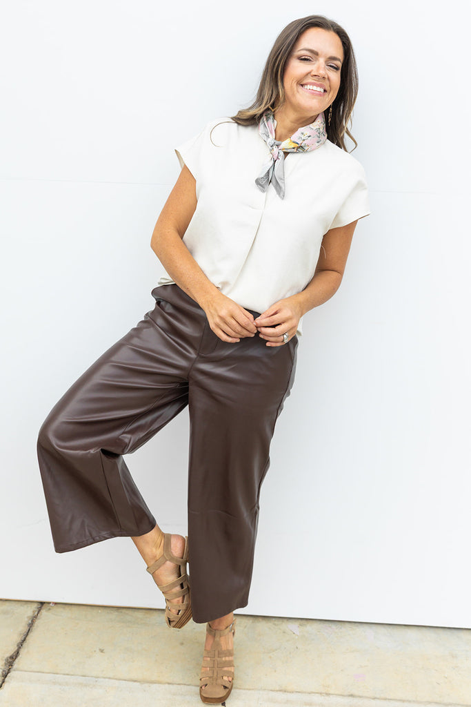 Cappucino Breeze Culottes- Brown