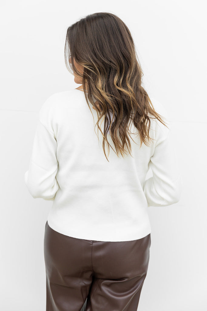 All about it cardigan - Ivory