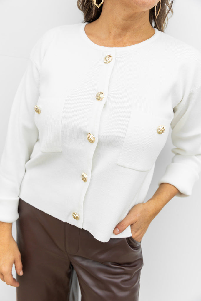 All about it cardigan - Ivory