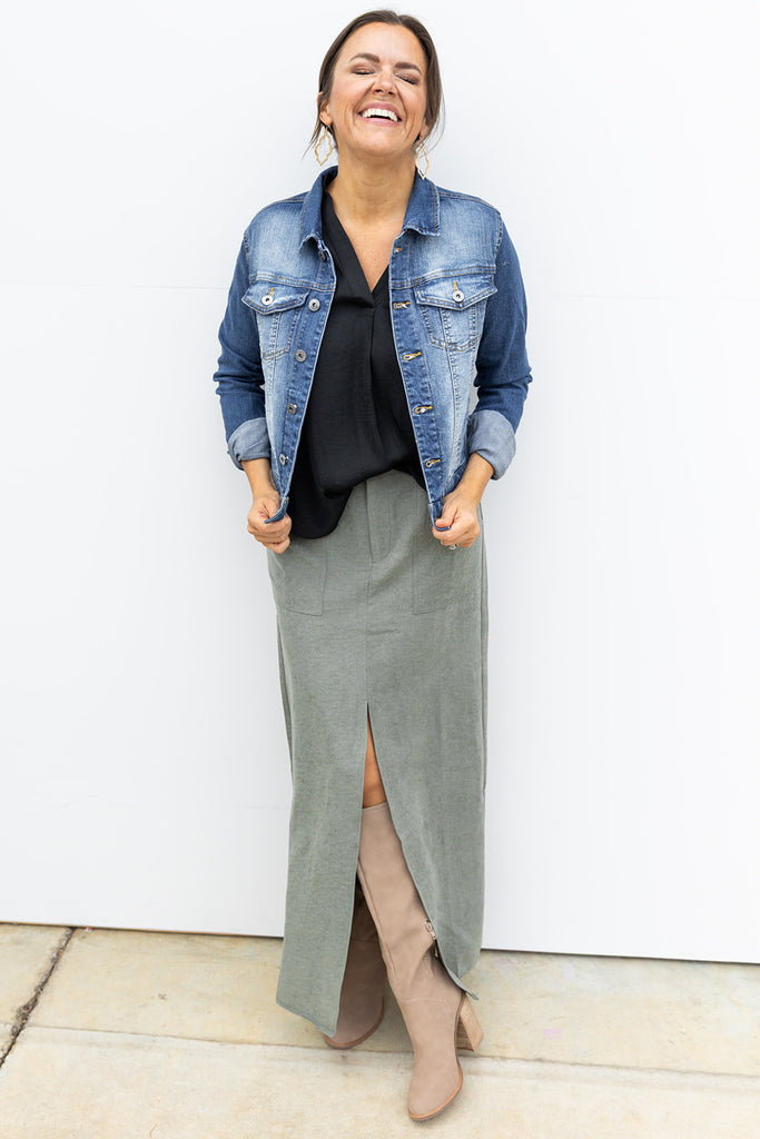 Daily Use Fitted Denim Jacket