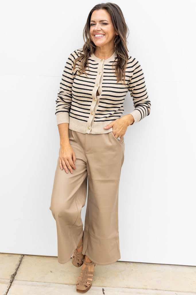 Cappucino Breeze Culottes- Taupe
