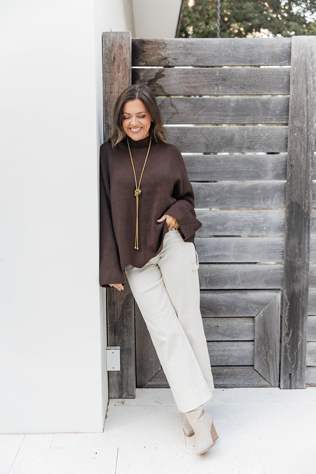Mocha Made Me Sweater - Brown
