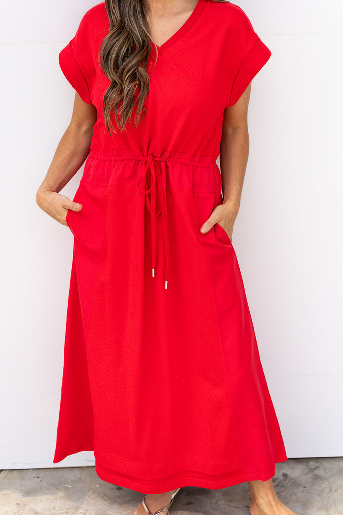 I Miss Me More Dress - Red
