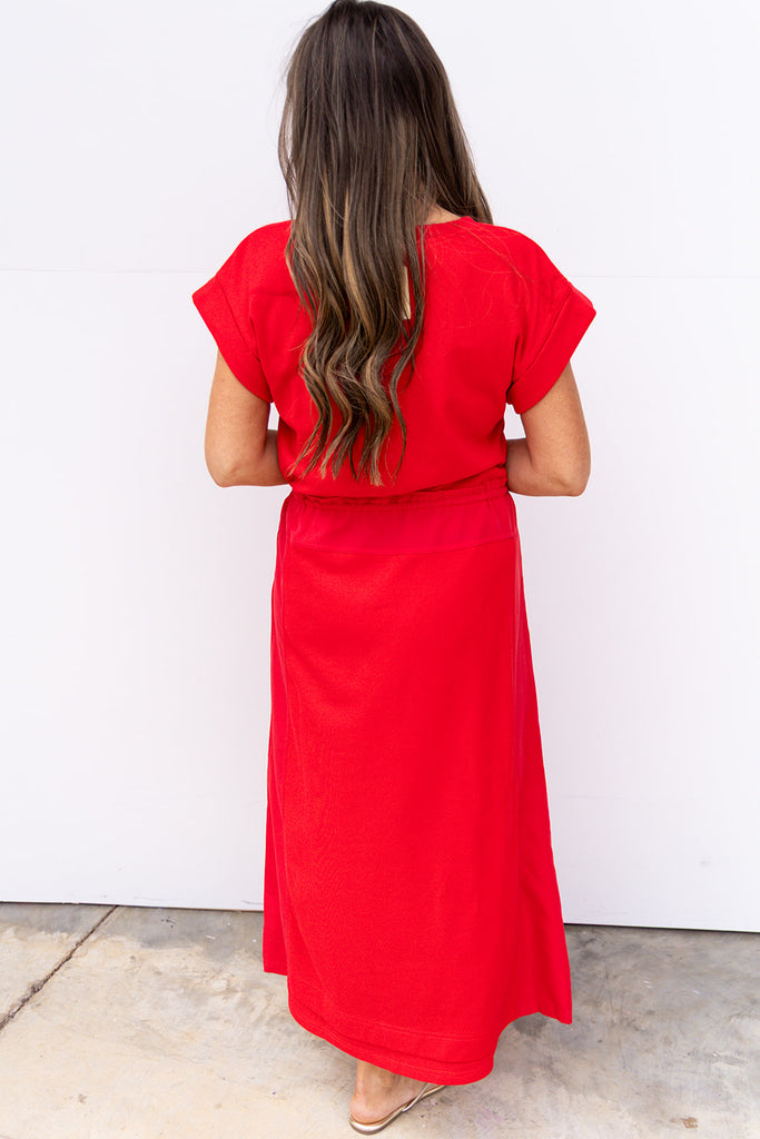 I Miss Me More Dress - Red