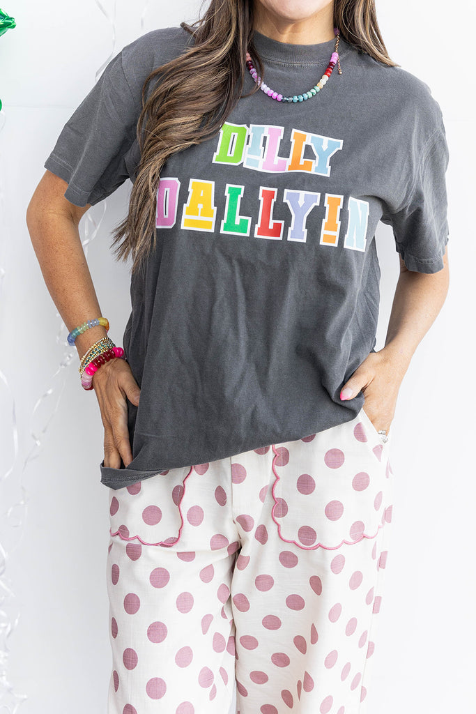 Dilly Dally on Pepper T-shirt