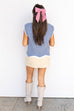 Darling Denim Blue Sleeveless Sweater