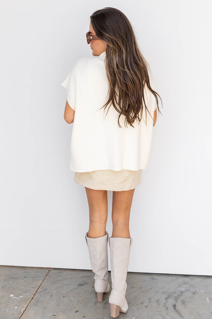 Cafe' Luxe Sweater - Ivory