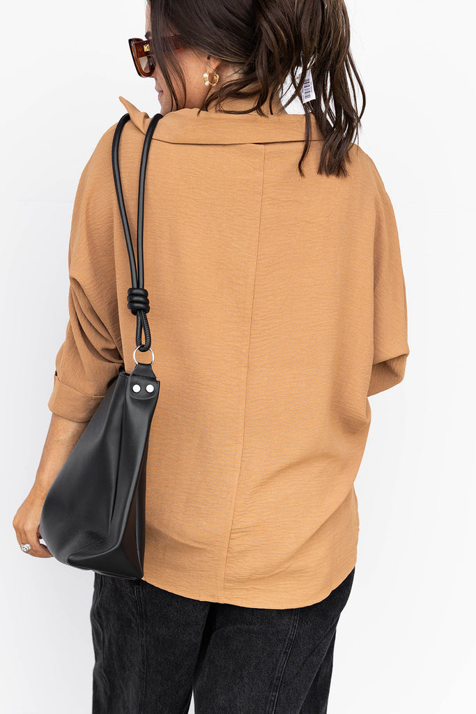 Coco Collared Blouse - Mustard