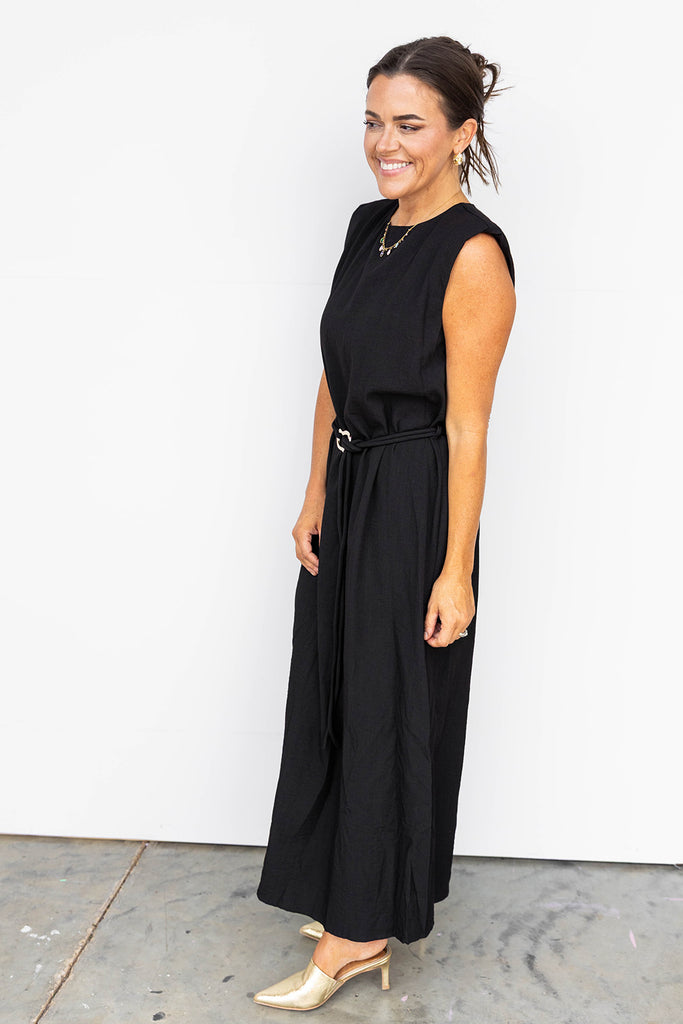 Just for tonight midi Dress - Black