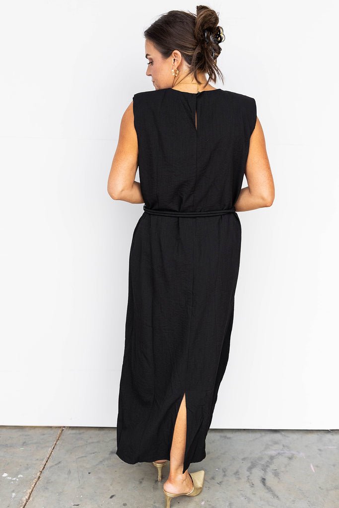 Just for tonight midi Dress - Black