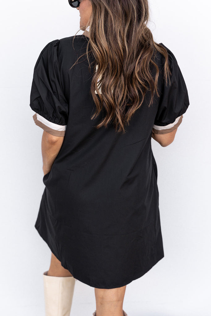 Soft Harvest Dress - Black