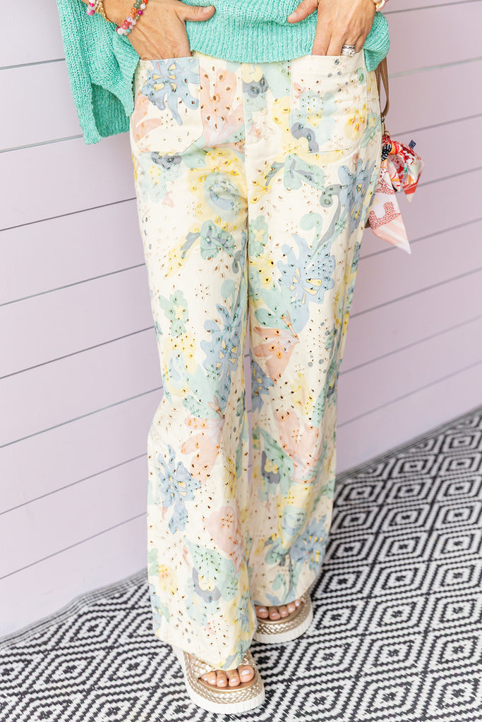 Eye for Eyelet Pants