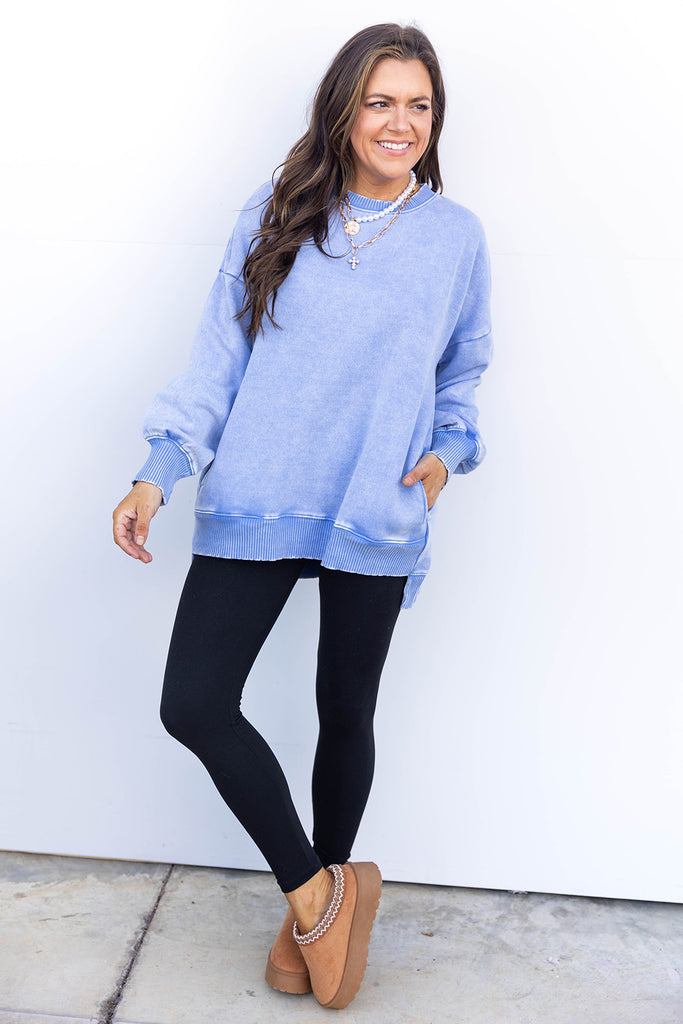 DB Sunday Slouch Sweatshirt -Cornflower Blue- PRE ORDER