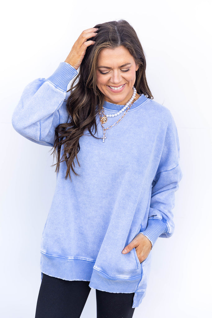 DB Sunday Slouch Sweatshirt -Cornflower Blue- PRE ORDER