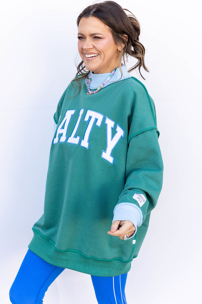 SALTY two tone Mock Neck - PRE ORDER MARCH