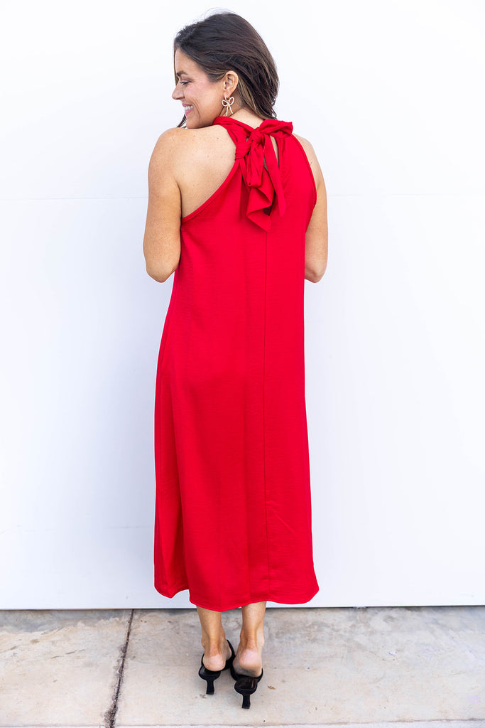 A heart on Fire Dress - Red