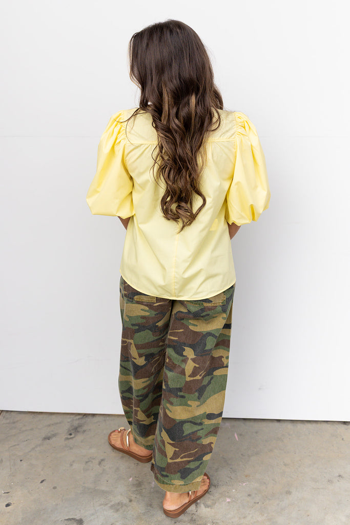 Lovin' Me Too Long Top - Butter Yellow