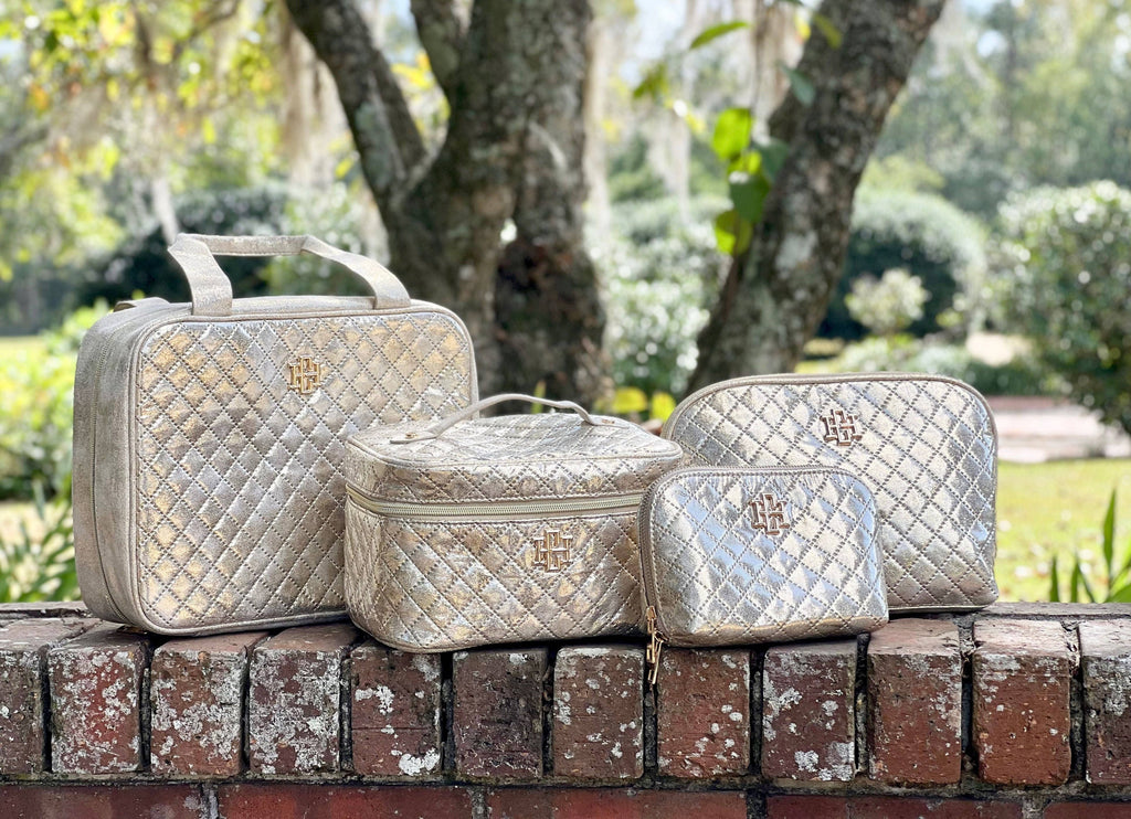 Hampton Train Case Champagne Pop - Caroline Hill