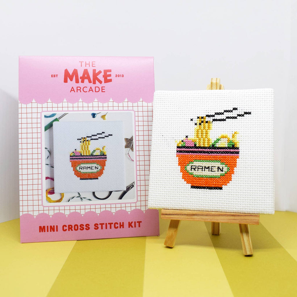 'Ramen' Mini Cross Stitch Kit