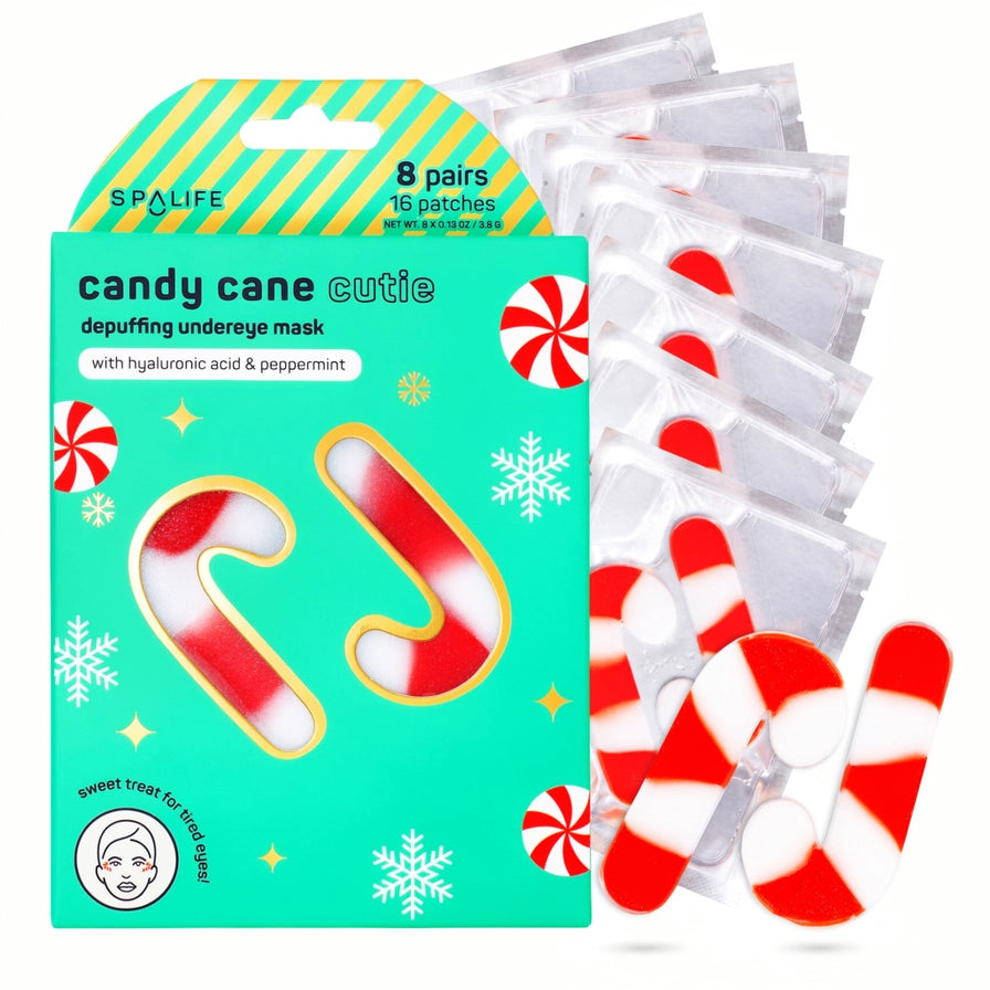 Christmas Holiday Candy Cane Cutie Undereye Patches | 8 Pk